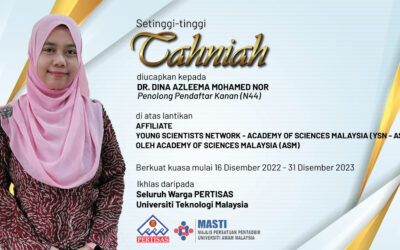 Tahniah Dr.Dina atas pelantikan