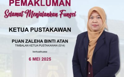 Selamat Menjalankan Fungsi Ketua Pustakawan