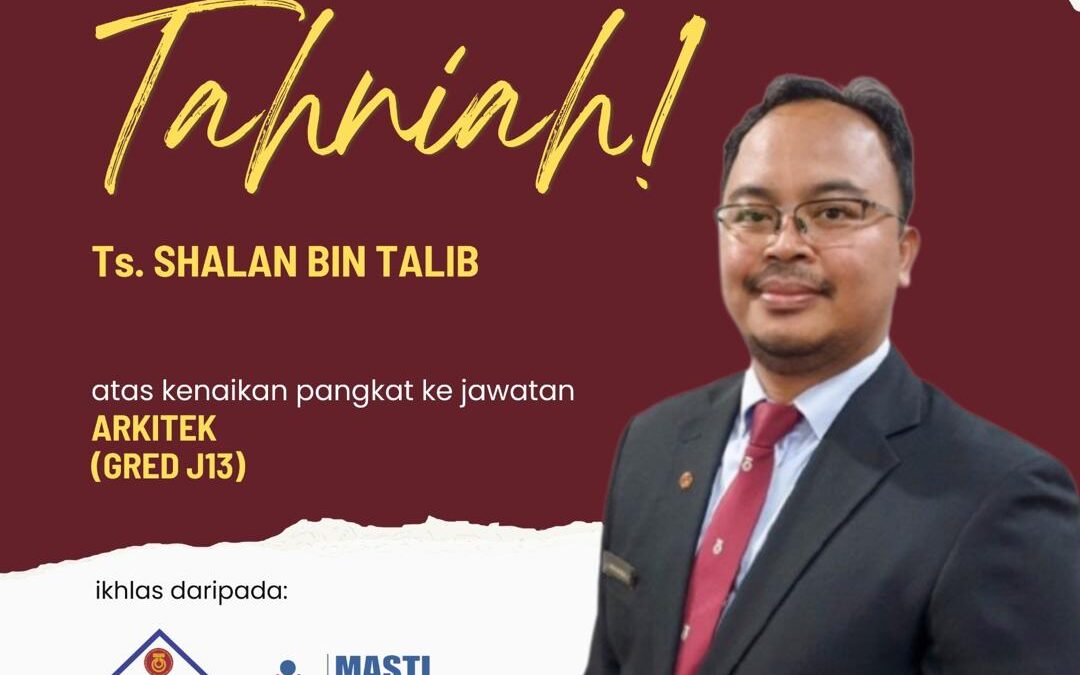 Tahniah ! Ts Shalan Talib