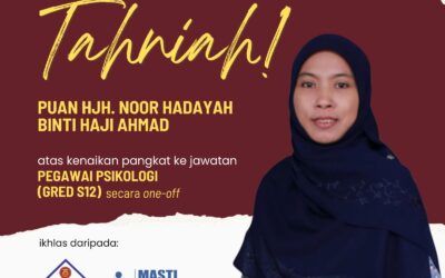 Tahniah Pn Hjh Noor Hadayah Haji Ahmad