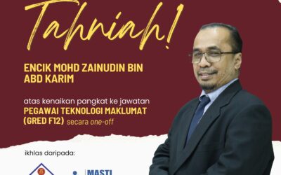 Tahniah En Mohd Zainudin Abd Karim